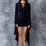 Blackout Bat Wings Dress