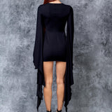 Blackout Bat Wings Dress