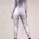 Cyber Scales Silver Costume