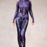 Purple Madness Skeleton Costume